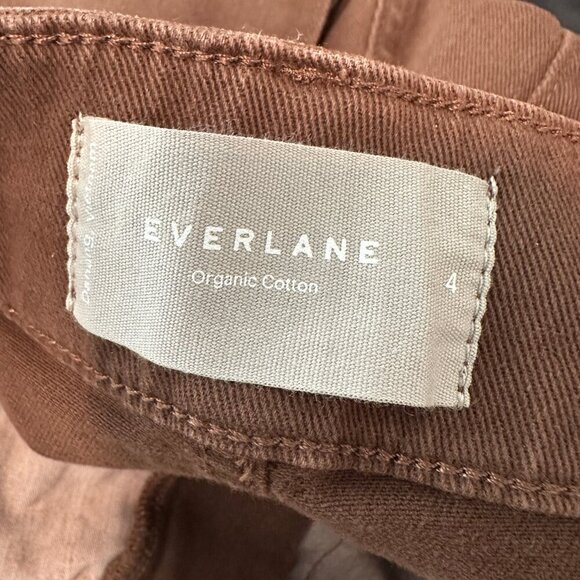 Everlane Organic Kick Flare Pant | Cocoa | Size 4 - Picture 4 of 4